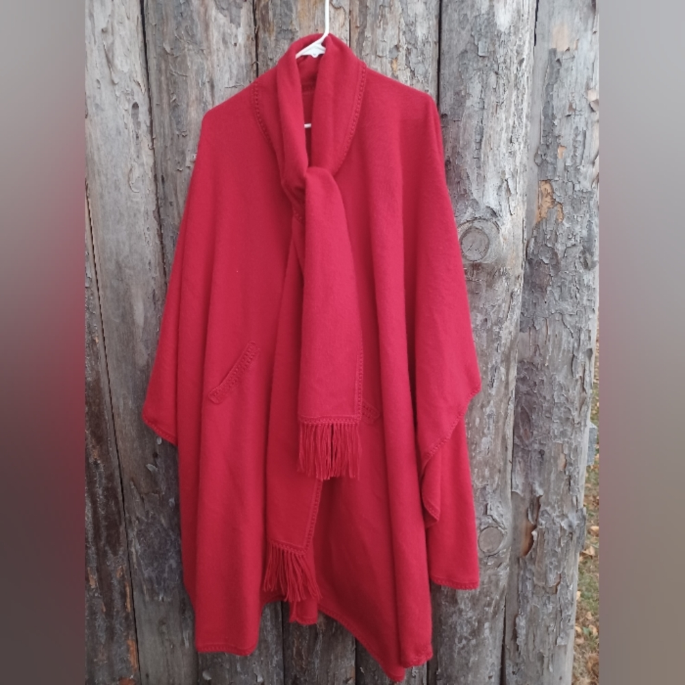 Andean Alpaca Wool Poncho